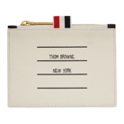 Thom Browne Black Paper Label Coin Purse