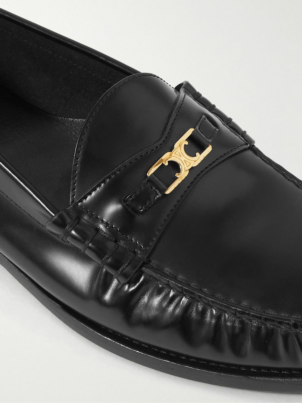 CELINE 26S MAILLON TRIOMPHE LOAFER IN BLACK SOFT CALFSKIN main image 1