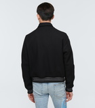 Amiri - Bones wool-blend varsity jacket