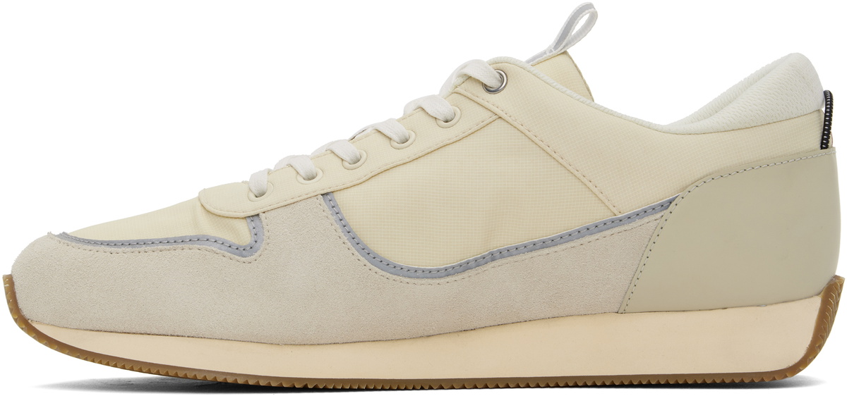 rag & bone Off-White & Gray Pursuit Retro Runner Sneakers