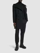 DSQUARED2 Felted Wool Blend Double Breasted Coat