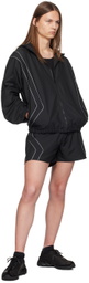 John Elliott Black Paneled Anorak Jacket