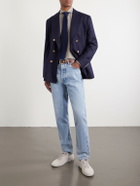 Brunello Cucinelli - Herringbone Cotton and Lyocell-Blend Shirt - Neutrals