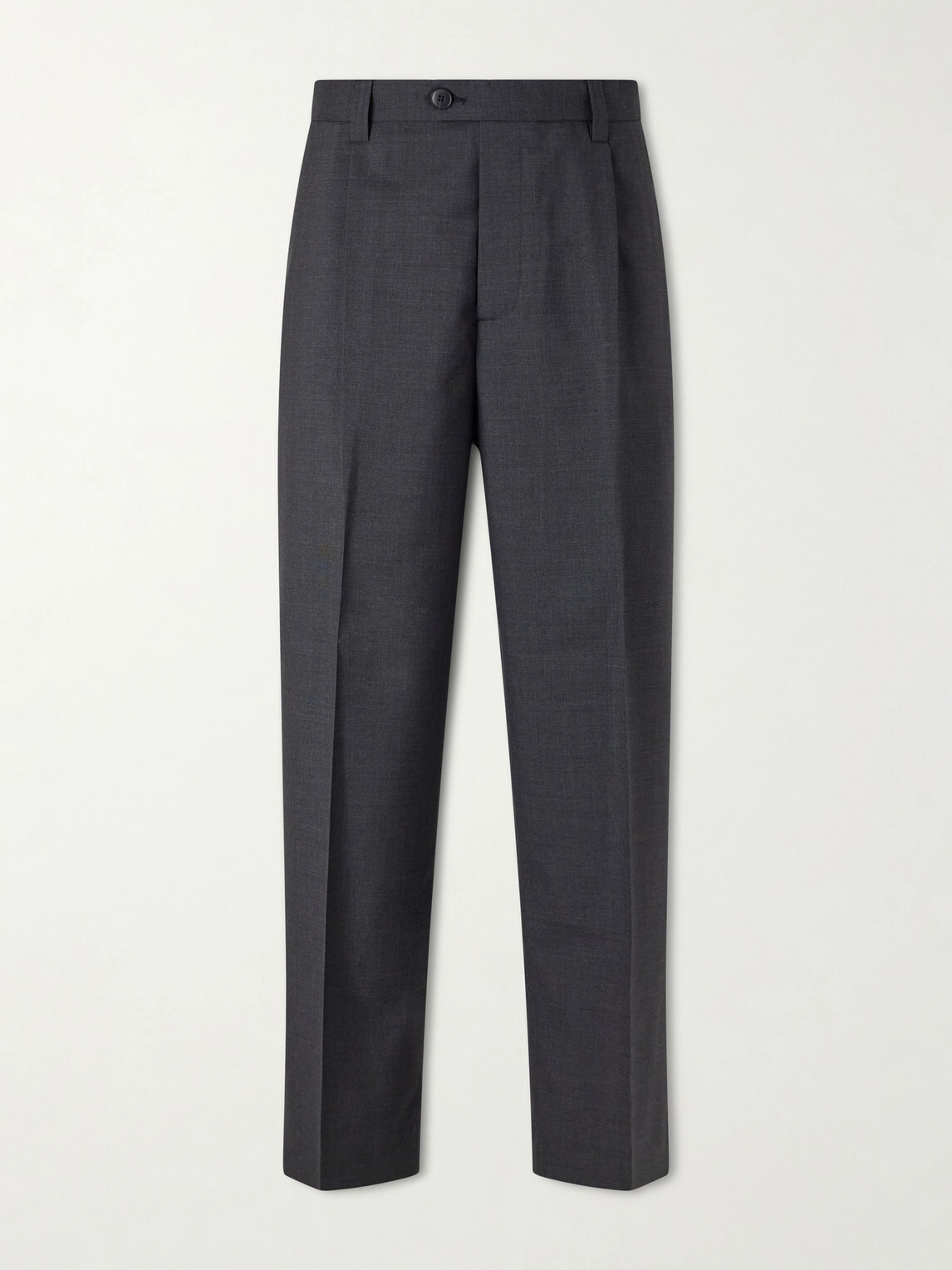 mfpen - Service Pleated Wool Trousers - Gray