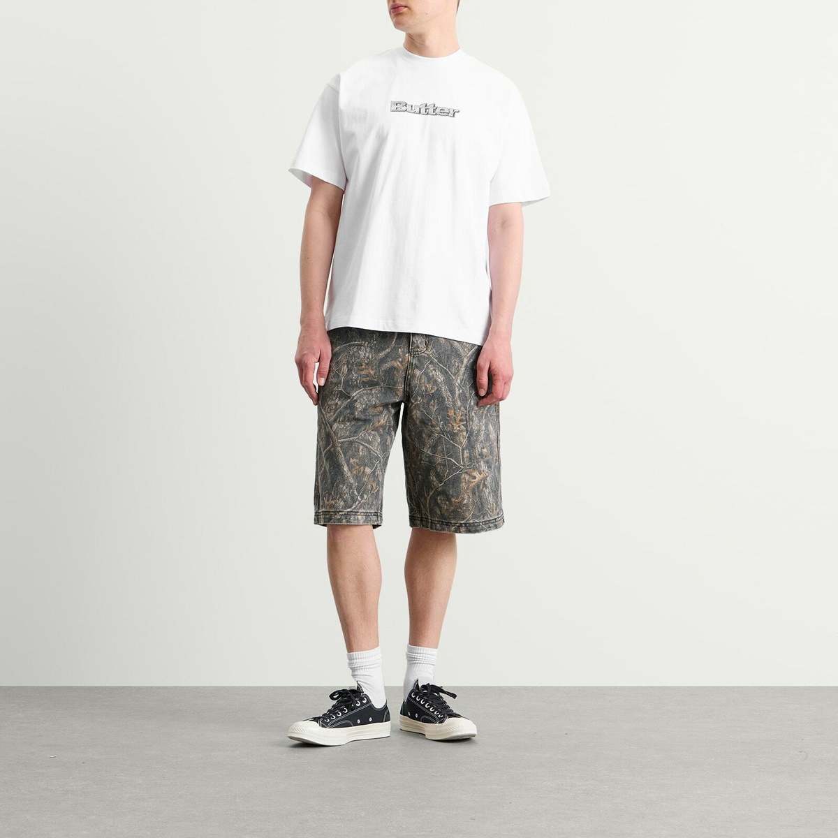 Butter Goods Men's Alloy Logo T-Shirt in White