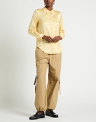 Guess Womens Shirt Pastel in Yellow