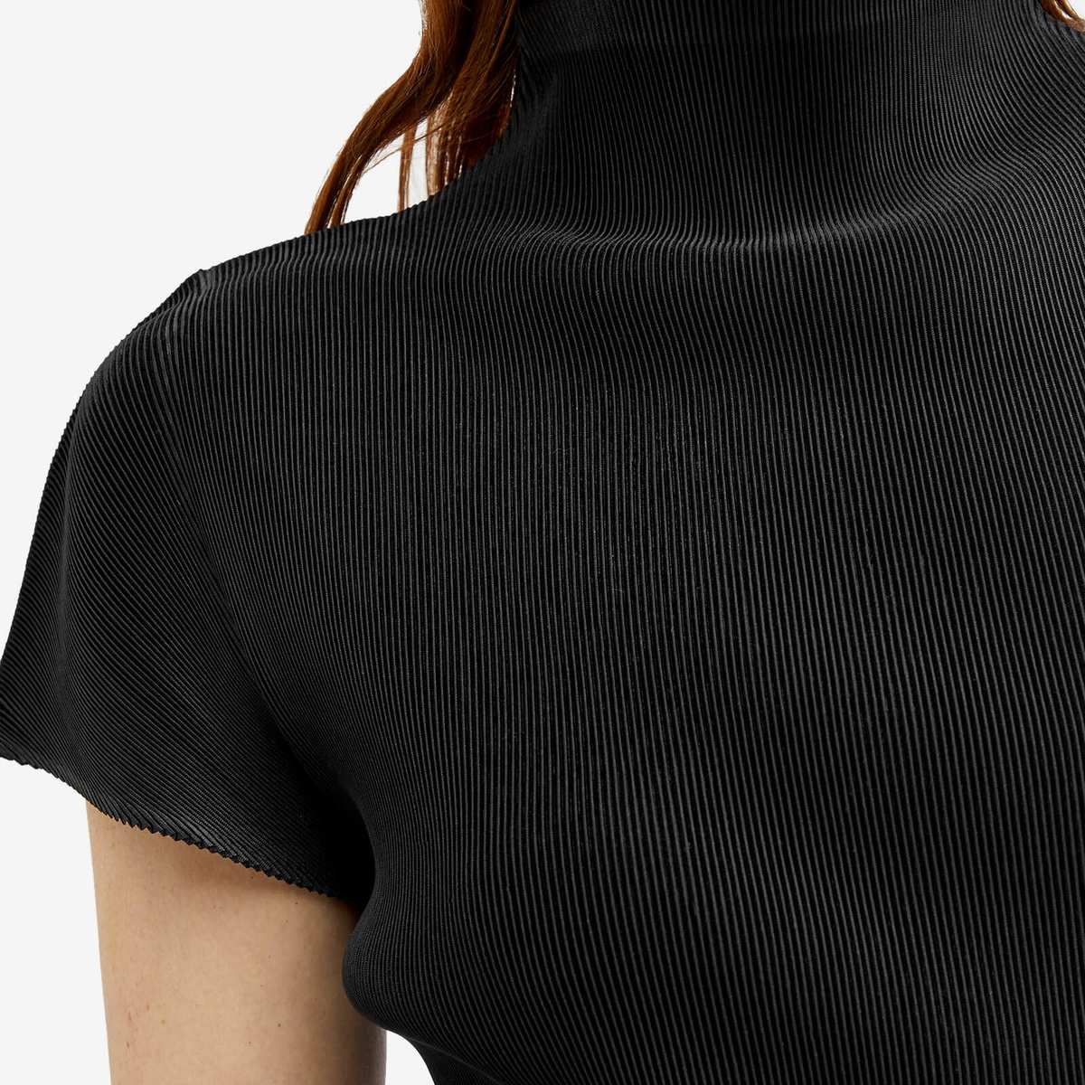 Pleats Please Issey Miyake Women's Mist Basics Top in Black