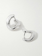 Tom Wood - Dean Recycled Rhodium-Plated Hoop Earrings