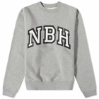 Neighborhood Men's College Crew Sweat in Grey