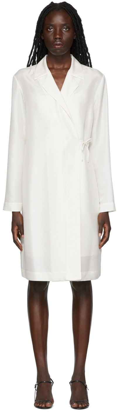 The Row SSENSE Exclusive White Pura Coat The Row