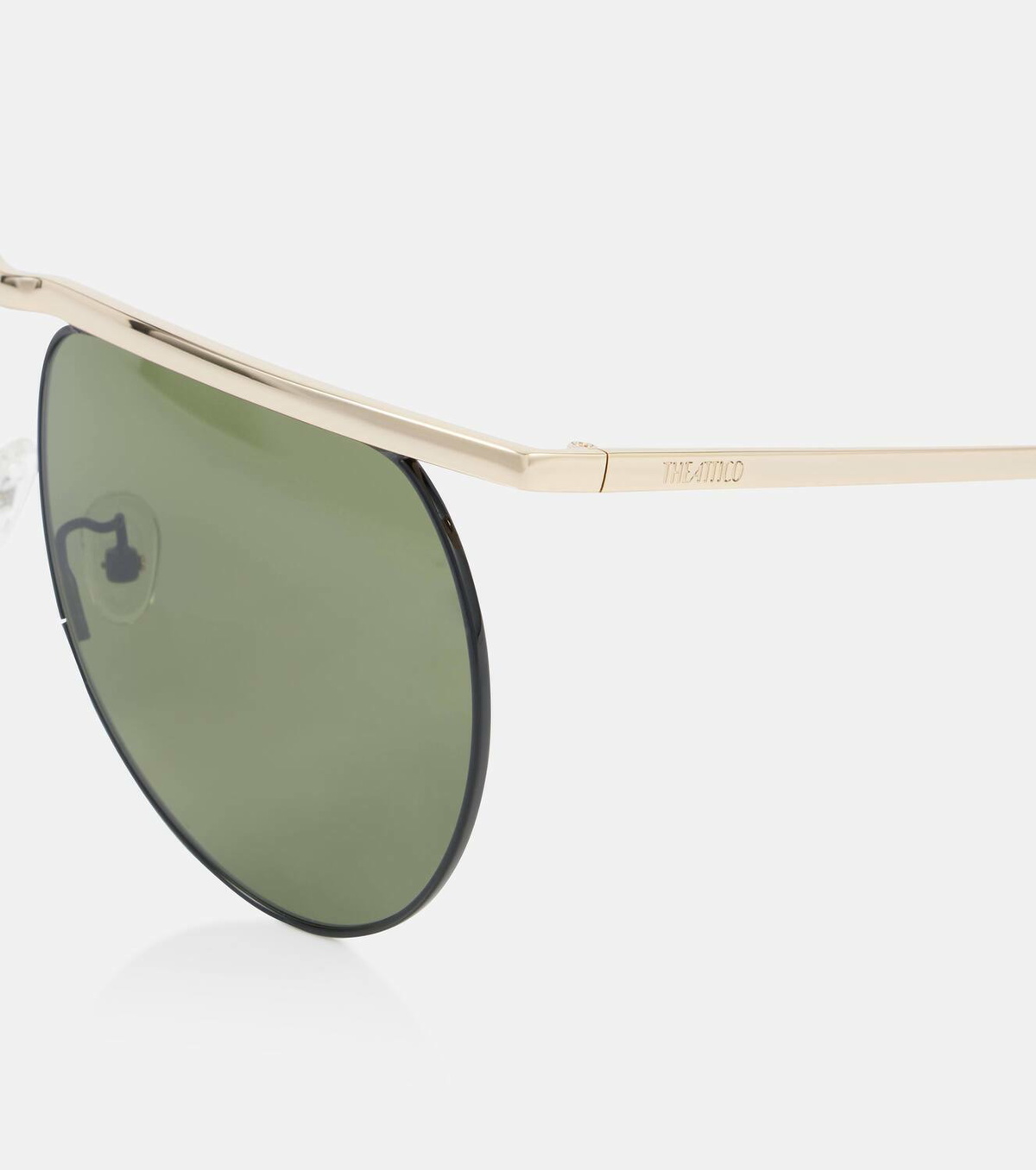 The Attico Mina aviator sunglasses
