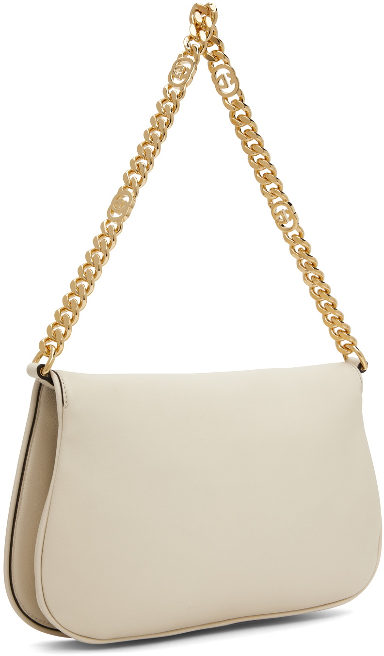 Gucci Off-White Interlocking G Blondie Shoulder Bag Gucci