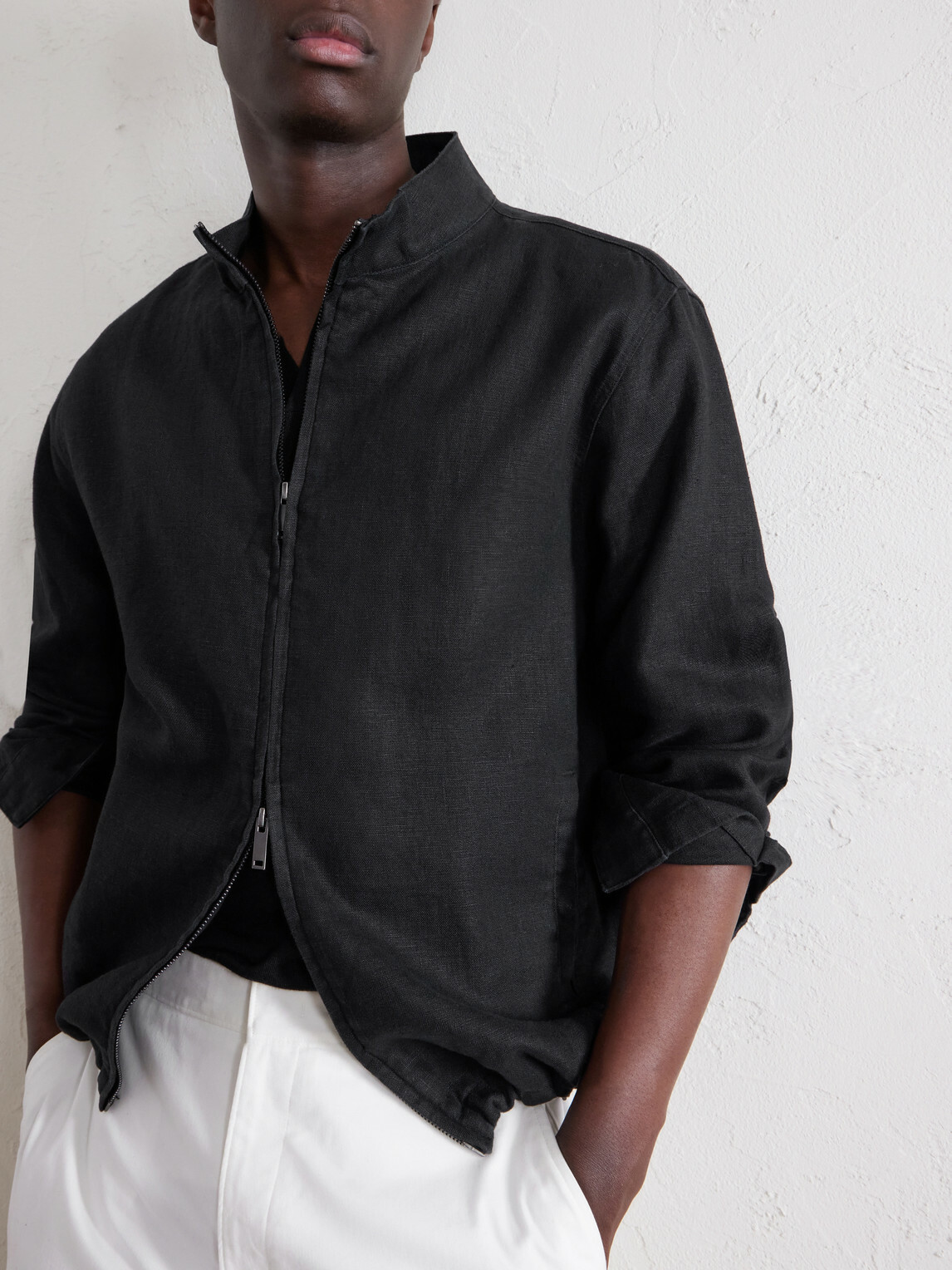 Onia - Linen Jacket - Black
