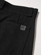 LOEWE - Cotton-Drill Trousers - Black