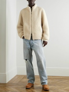 God's True Cashmere - T-Bird Cashmere-Fleece Jacket - Neutrals