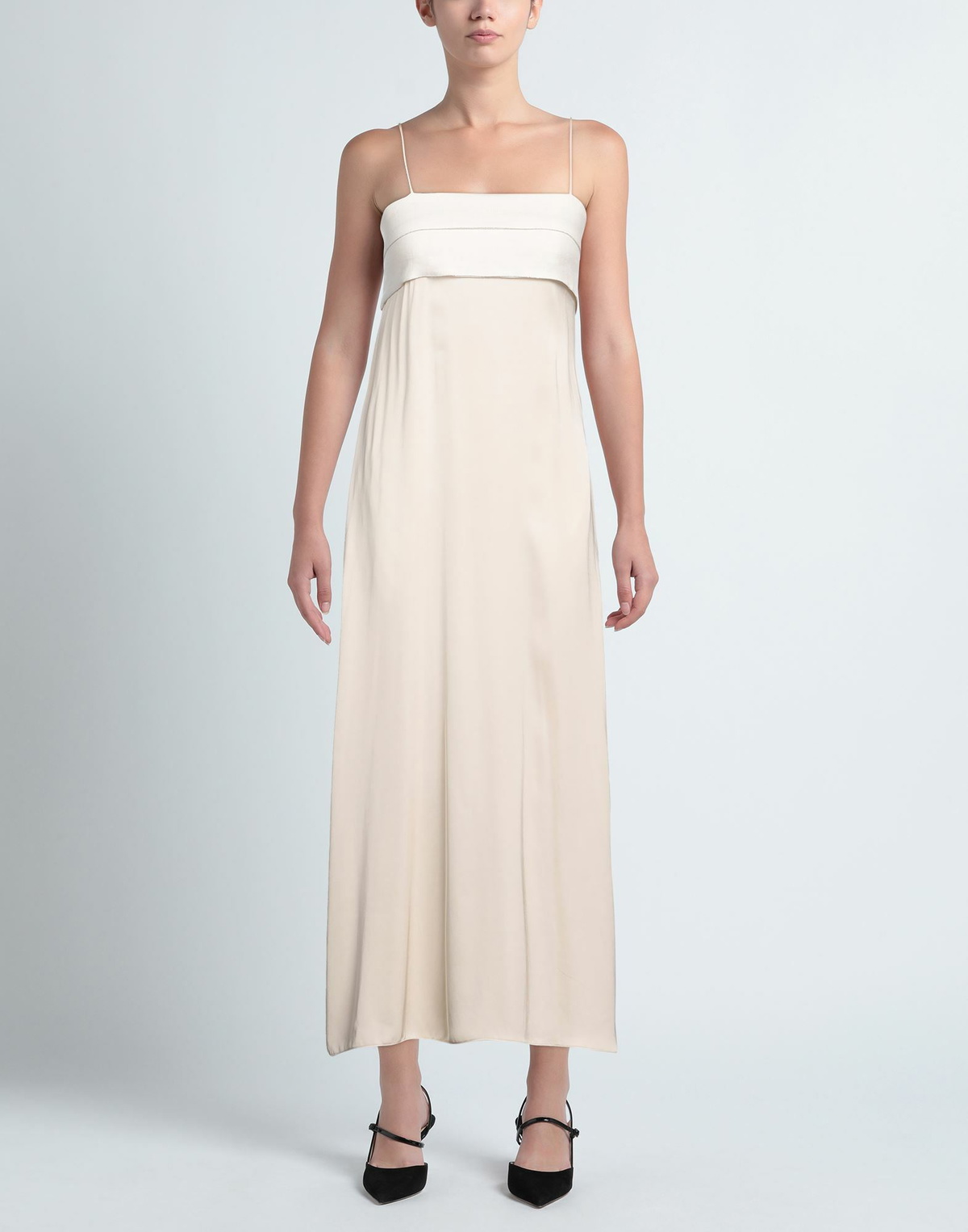Peserico Womens Maxi dress in Beige