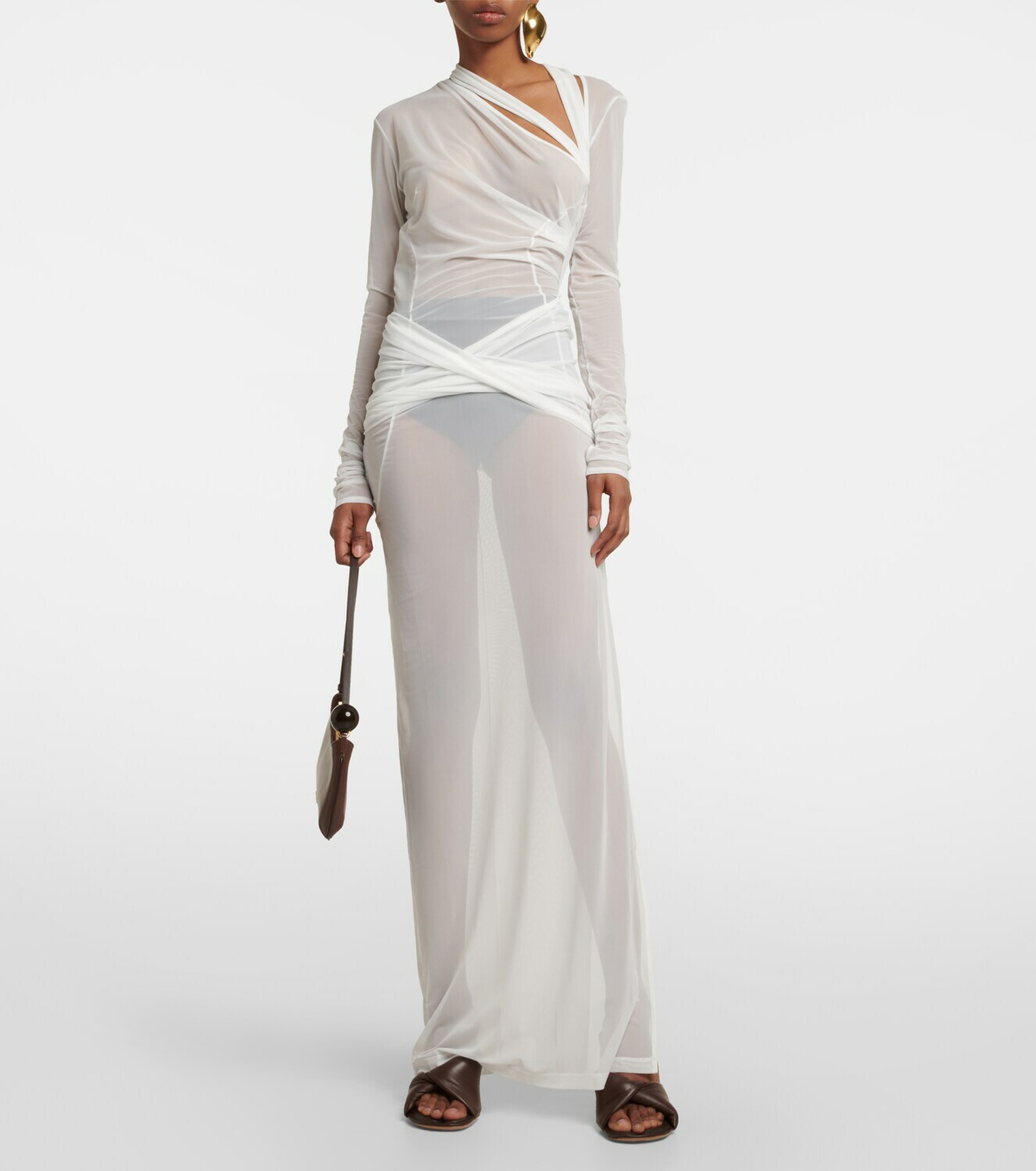 Jacquemus - La Robe Piombone tulle maxi dress Jacquemus