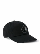Cherry Los Angeles - Logo-Embroidered Embellished Cotton-Twill Baseball Cap