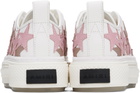AMIRI White & Pink Stars Court Low Sneakers