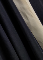 Rixo Marlice Ribbon Silk Midi Dress Navy