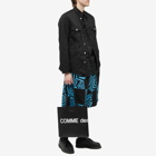 Comme des Garçons Homme Plus Men's Panelled Short in Black/Blue