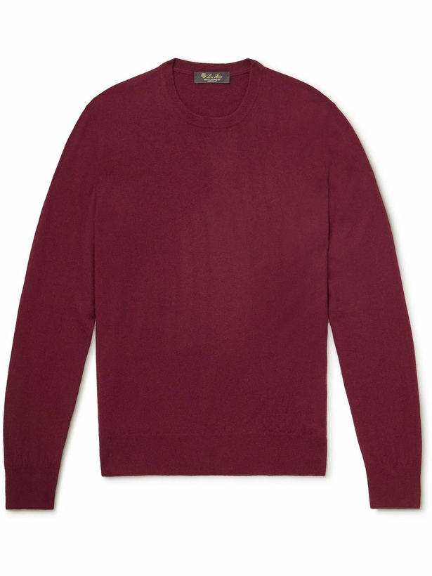 Photo: Loro Piana - Baby Cashmere Sweater - Burgundy