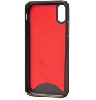 Christian Louboutin - Loubiphone Logo-Debossed iPhone X and XS case - Black