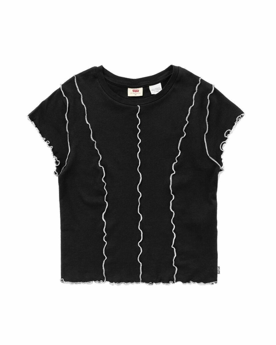 Photo: Levis Inside Out Seamed Tee Black - Womens - Shortsleeves