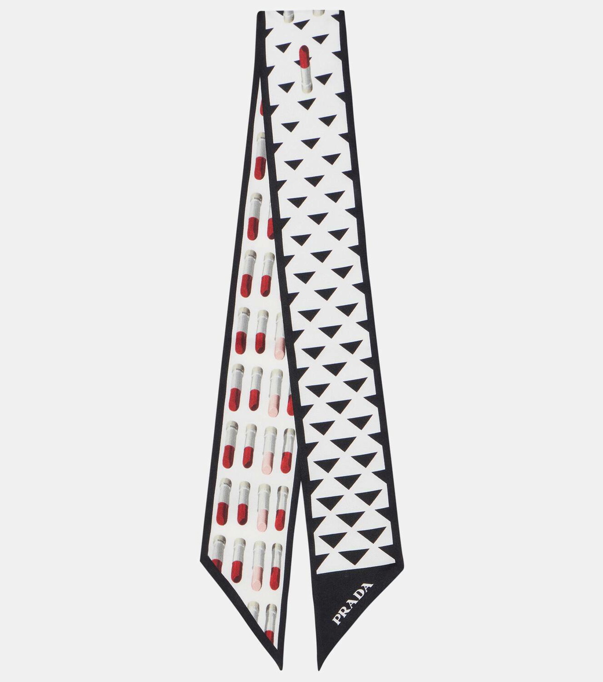 Prada Printed silk twill scarf