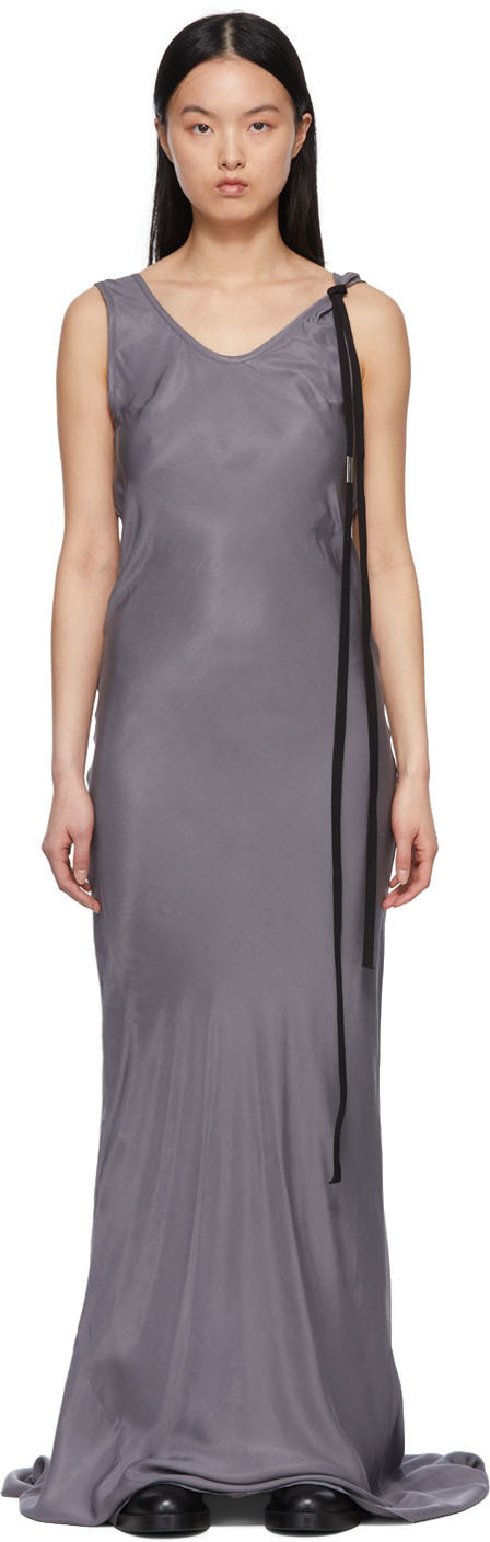 ann demeulemeester grey dress Ann Demeulemeester Grey Isabel Maxi Dress Ann Demeulemeester
