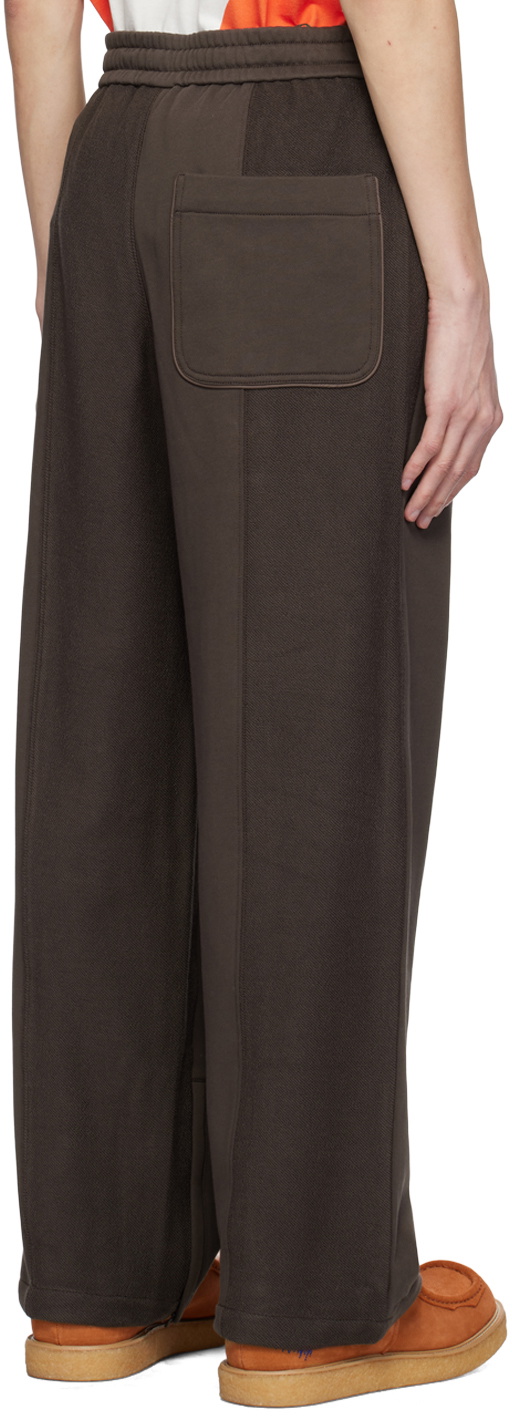 A PERSONAL NOTE 73 Brown Paneled Trousers