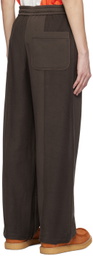 A PERSONAL NOTE 73 Brown Paneled Trousers