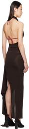 Paloma Wool Brown Halcon Maxi Dress