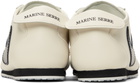 Marine Serre Off-White Matte Leather MS Astra Sneakers