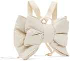 Praying White Bow Backpack