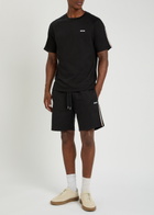 Boss Iconic Logo-embroidered Cotton Shorts Black