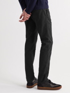 Incotex - Slim-Fit Cotton-Blend Twill Trousers - Black