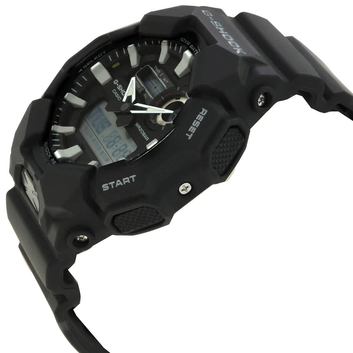 Casio G-Shock Alarm World Time Quartz Analog-Digital Black Dial Mens Watch GA-010-1A