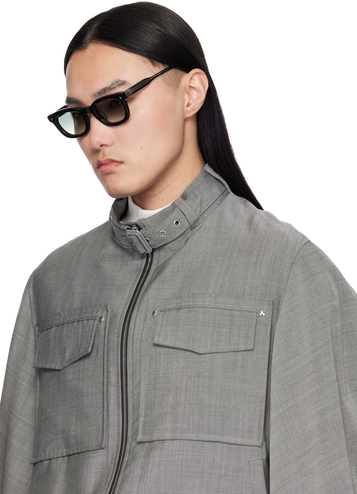 Lunetterie Générale Black 'One More Night' Sunglasses
