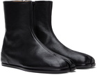 Maison Margiela Black Flat Tabi Boots