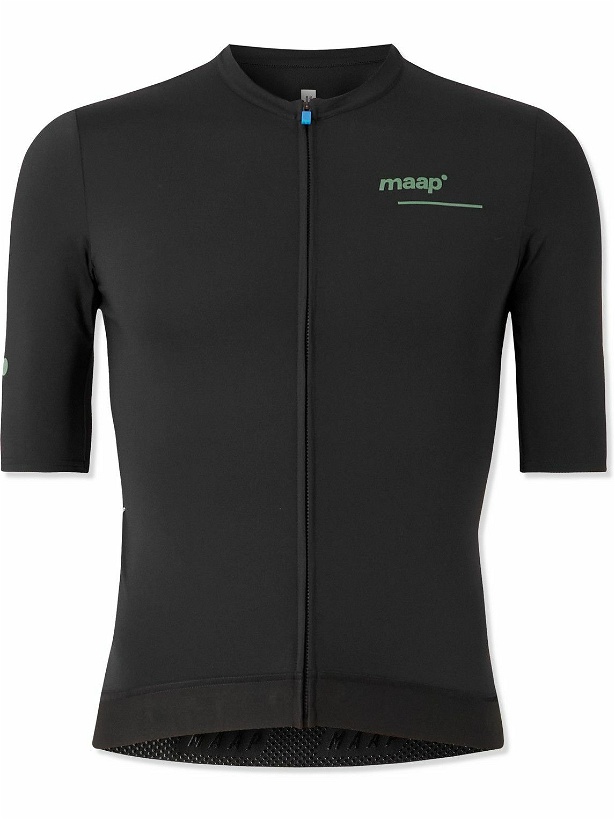 Photo: MAAP - Training Logo-Print Cycling Jersey - Black