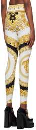 Versace Underwear White Barocco Sport Leggings