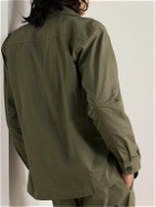 NN07 - Isak 1449 Organic Cotton-Blend Ripstop Jacket - Green