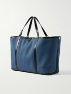 TOM FORD - East West Leather-Trimmed Canvas Tote Bag