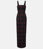 Emilia Wickstead Micheline checked maxi dress