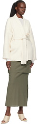 Lauren Manoogian Off-White Coto Cardigan