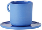 ÅBEN Blue Tea Cup & Saucer Set