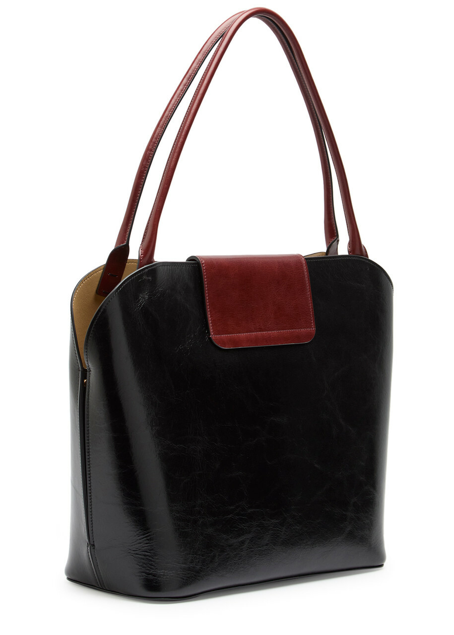 Versace Large Leather Tote bag - Black - One Size