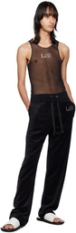 Ludovic de Saint Sernin Black 'All The Rumors Are True' Lounge Pants