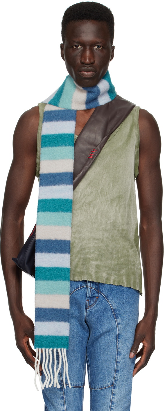 Edward Cuming Khaki Raw Edge Tank Top